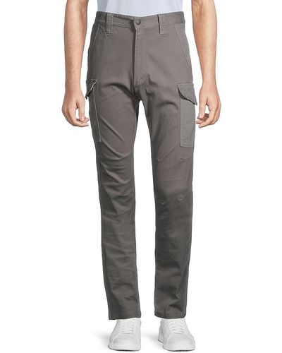 American Stitch Twill Cargo Pants - Gray