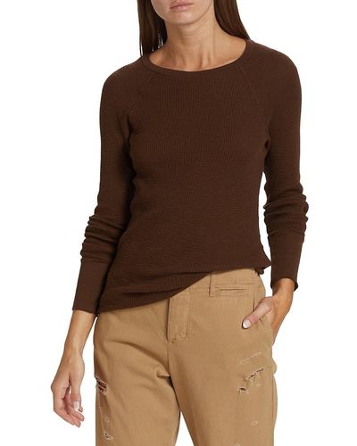 NSF Byrd Cotton Thermal Shirt - Brown