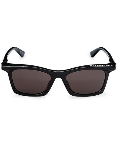 Balenciaga 52mm Square Sunglasses - Black