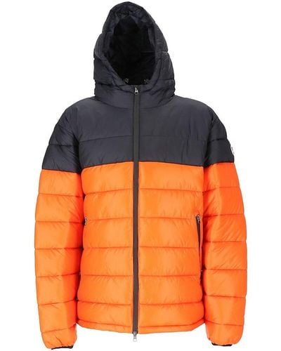 North Sails ' Hooded Puffer Jacket - Orange