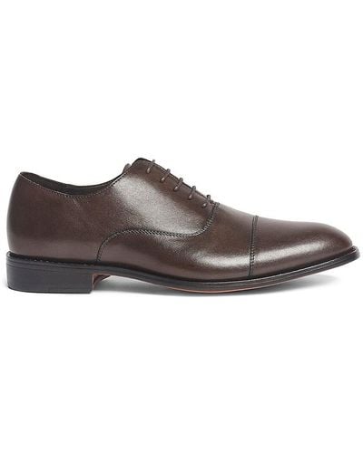 Anthony Veer Clinton Cap Toe Oxford Shoes - Brown