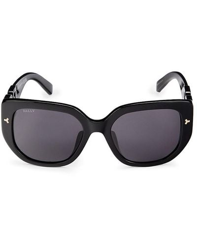 Bally 56mm Square Sunglasses - Black