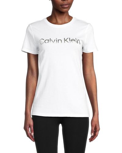 Calvin Klein Logo Tee - White
