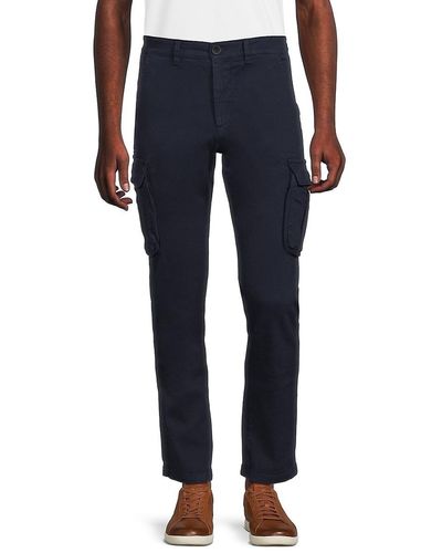 North Sails Twill Cargo Trousers - Blue