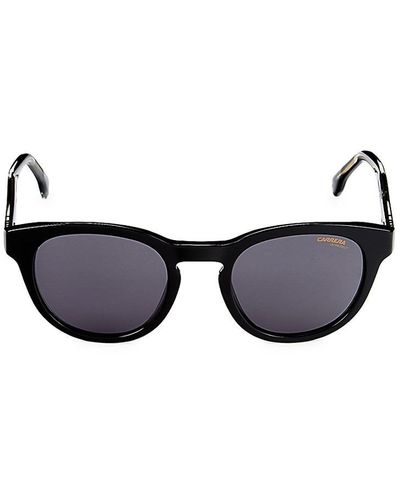 Carrera 50mm Round Sunglasses - Brown