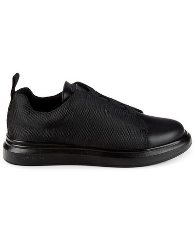 Karl Lagerfeld Laceless Trainers - Black