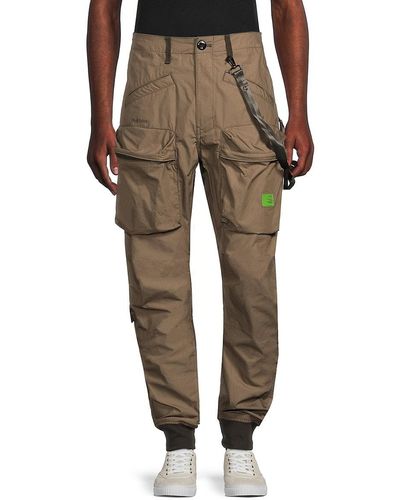 G-Star RAW Relaxed Tapered Fit Cargo Pants - Natural