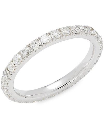 Badgley Mischka 14K & 1 Tcw Lab Grown Diamond Eternity Ring - White