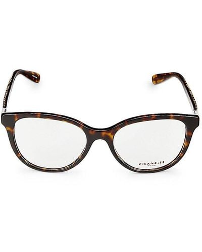 COACH Hc6177 52Mm Oval Eyeglasses - Multicolour