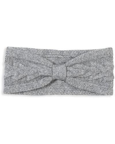 Amicale Cashmere Knotted Headband - Gray