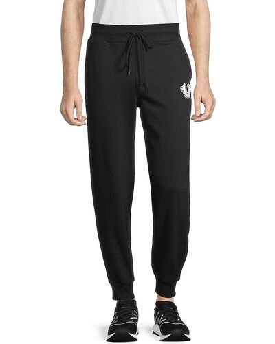 True Religion 'Core Logo Sweatpants - Black