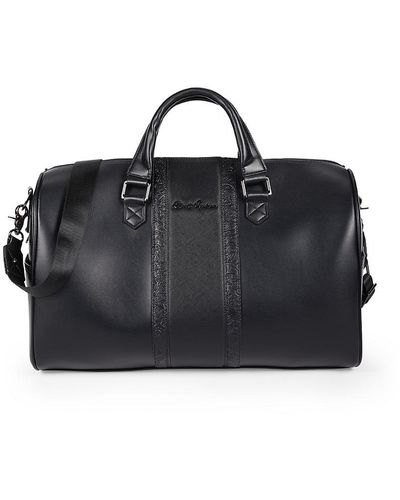 Robert Graham Capri Faux Leather Duffel Bag - Black