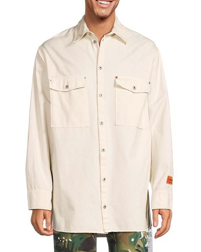 Heron Preston Workwear Pocket Tshirt - Natural