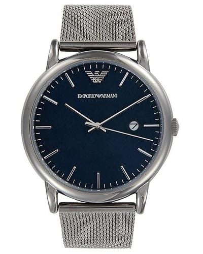 Blue Lyst Emporio Watch for Armani Gents Ar11566 Men UK | in