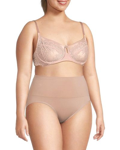 Wacoal Centre Stage Lace & Satin Bra - Natural