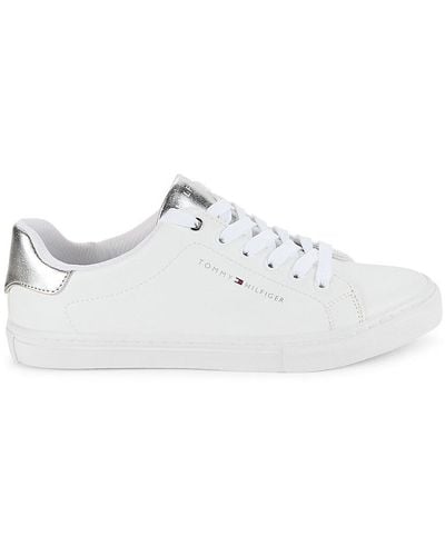Tommy Hilfiger Logo Sneakers - White