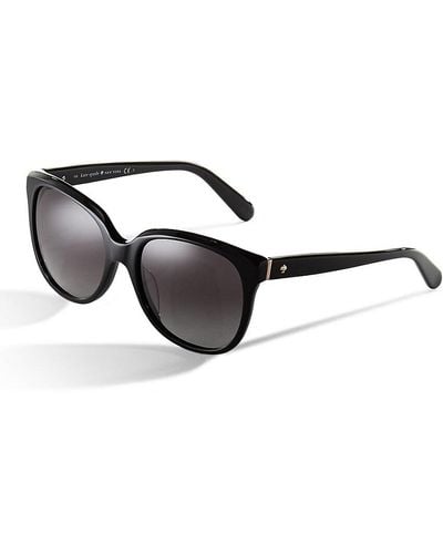 Kate Spade 55mm Bayleigh Modified Cat Eye Sunglasses - Black