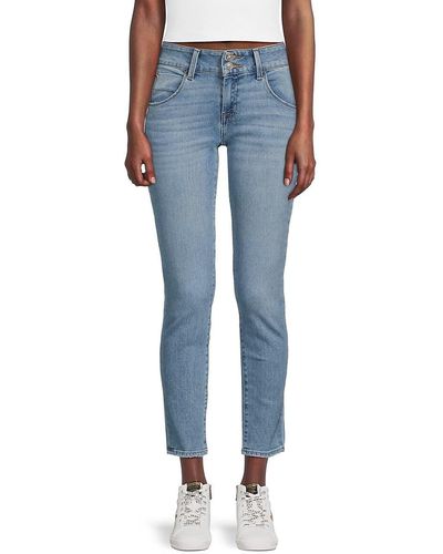 Hudson Jeans Collin Mid Rise Skinny Jeans - Blue