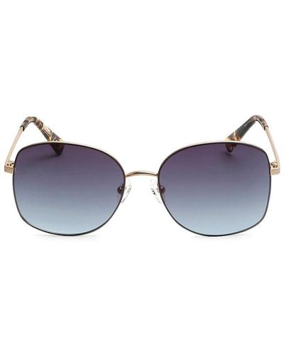 Kenneth Cole 59mm Square Sunglasses - Blue