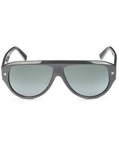 Bally 60Mm Pilot Sunglasses - Grey