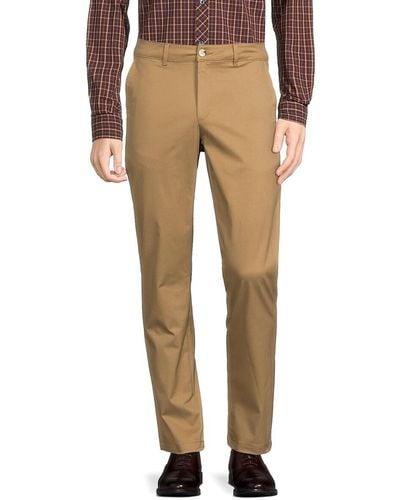 Ben Sherman Carnaby Micro Check Trousers - Natural