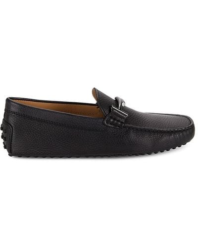 Tod's Leather Driving Bit Loafers - Black