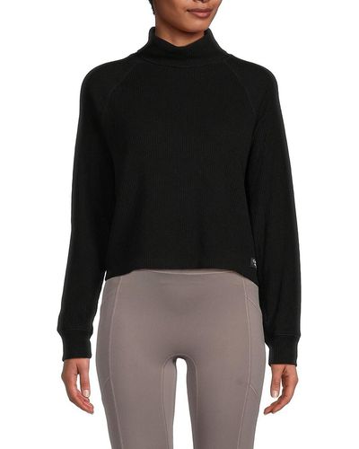 Calvin Klein Solid Turtleneck Sweater - Black