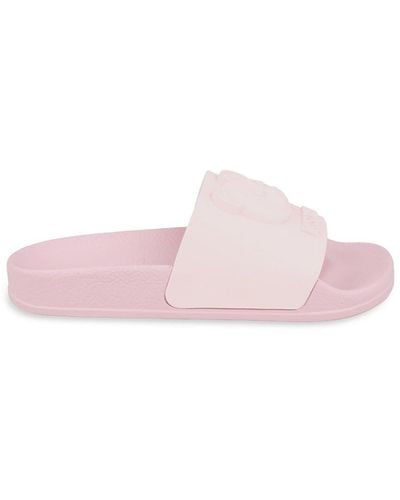 Moschino Teddy Bear Slides - Pink