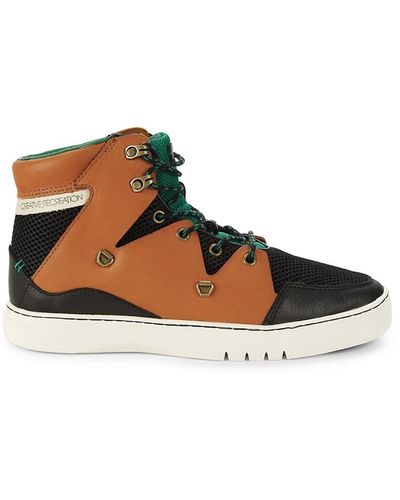 Creative Recreation Spero High-top Leather Sneakers - Brown