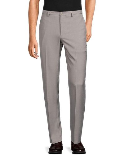 Tailorbyrd Solid Dress Pants - Gray