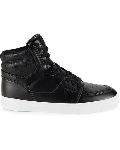Guess High Top Trainers - Black