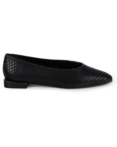 Black Saks Fifth Avenue Flats and flat shoes for Women | Lyst