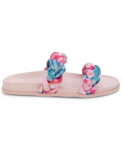 Splendid Nina Twist-Strap Flat Sandals - Pink