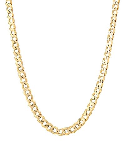 Saks Fifth Avenue Basic 18k Goldplated Sterling Curb Chain Necklace/24" - Metallic