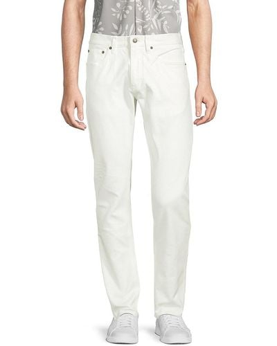Brooks Brothers Selvedge Denim Twill Jeans - White