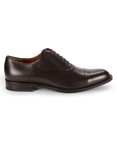 Bally Leather Oxford Shoes - Brown
