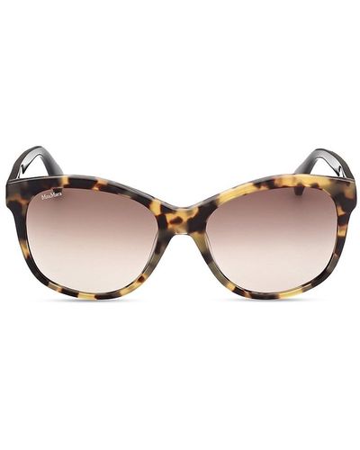 Max Mara 56mm Butterfly Sunglasses - Black