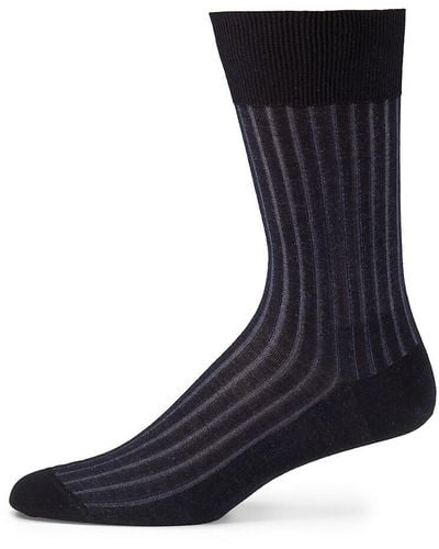 FALKE Striped Shadow Socks - Black