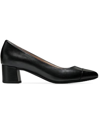 Cole Haan The Go To Leather Court Shoes - Black