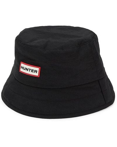 HUNTER Intrepid Logo Bucket Hat - Black