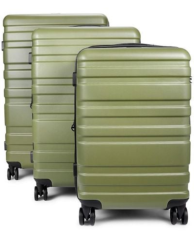 CALPAK Voyage 3-piece Spinner Suitcase Set - Green