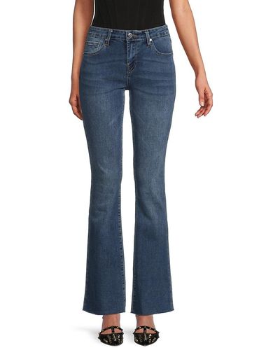 True Religion Becca Mid Rise Bootcut Jeans - Blue