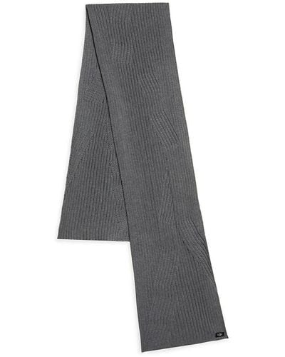 UGG Rib-Knit Scarf - Grey