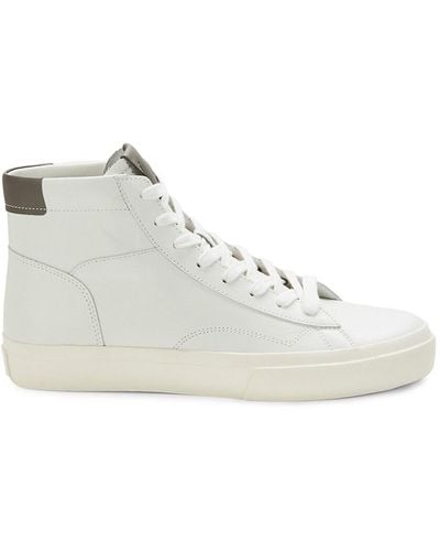 Vince Fitzroy Leather Sneakers - White