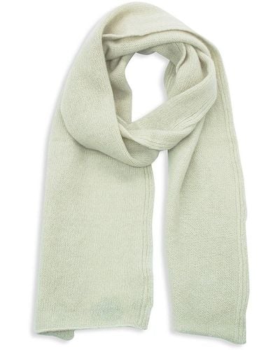 Portolano Cashmere Scarf - White