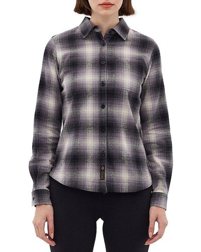 Bench Cheviotti Plaid Flannel Shirt - Gray