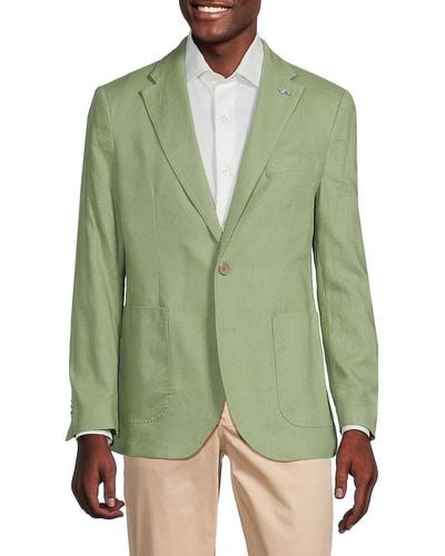 Tailorbyrd Linen Blend Sportcoat - Green