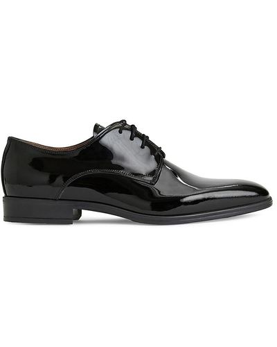 Bruno Magli Malco Patent Leather Derby Shoes - Black