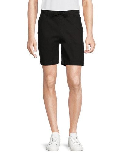 French Connection 'Rugby Drawstring Shorts - Black