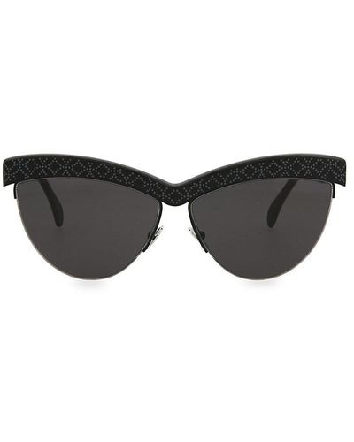 Alaïa 60mm Cat Eye Sunglasses - Gray
